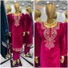 SHREE HARI ZSR 3095 B DESIGNER VELVET SUITS