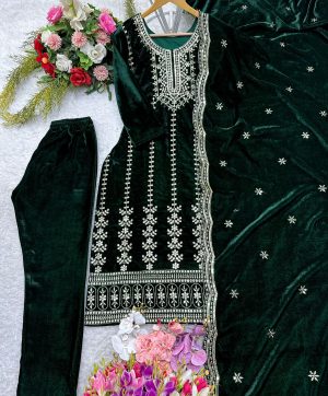 WW 1135 B DESIGNER VELVET SUITS WHOLESALE