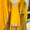 ZEEL FASHION ZF 377 F DESIGNER TOP SHARARA