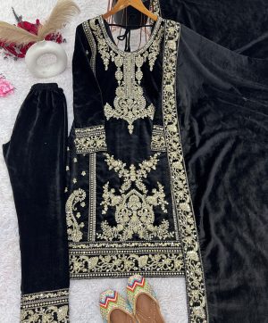 ZEEL FASHION ZF 399 A DESIGNER VELVET SUITS