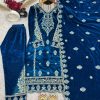 ZEEL FASHION ZF 402 DESIGNER VELVET SALWAR SUITS