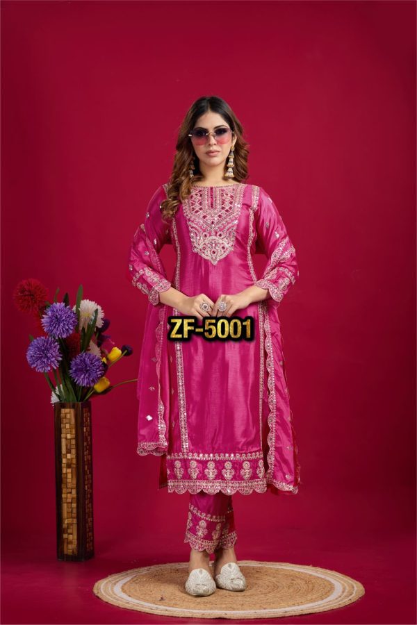 ZEEL FASHION ZF 5001 A DESIGNER SALWAR SUITS