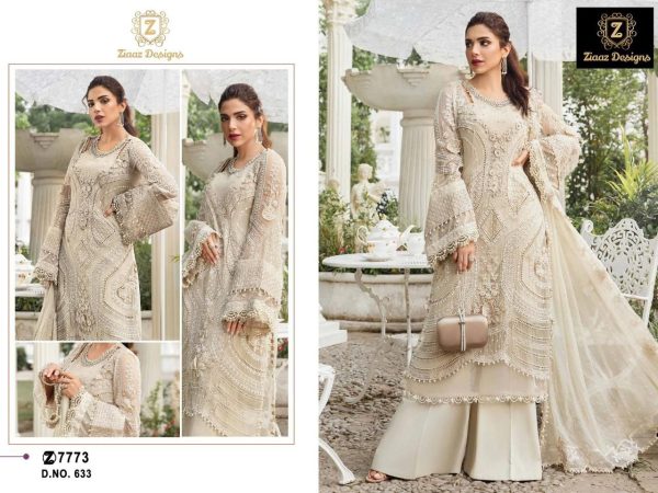 ZIAAZ DESIGNS 633 PAKISTANI SALWAR SUITS