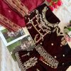 ZIAAZ DESIGNS 671 VELVET PAKISTANI SUITS IN INDIA