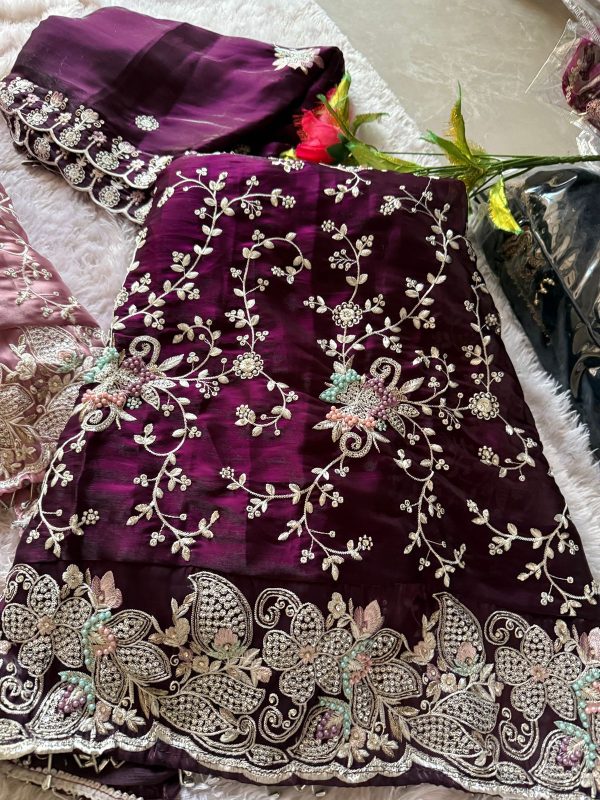 ZIAAZ DESIGNS 695 PAKISTANI SUITS IN COLOR