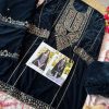 ZIAAZ DESIGNS 733 B VELVET PAKISTANI SUITS IN INDIA