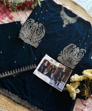 ZIAAZ DESIGNS 734 A VELVET SUITS WHOLESALE