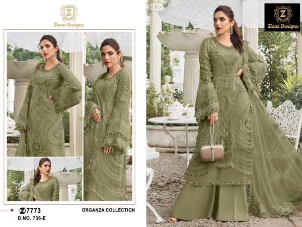 ZIAAZ DESIGNS 736 E PAKISTANI SUITS IN INDIA