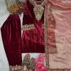 AAROHI DESIGNER AD 185 VELVET SALWAR SUITS