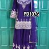 AAROHI DESIGNER PD 1076 TOP PLAZZO WHOLESALE