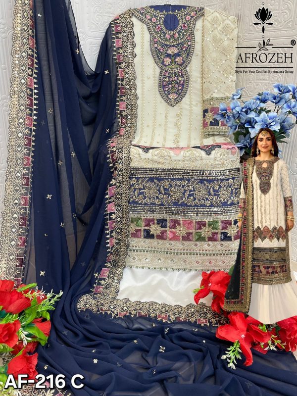 AFROZEH AF 216 A B C D PAKISTANI SALWAR KAMEEZ