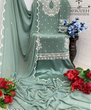 AFROZEH AF 217 C PAKISTANI SALWAR KAMEEZ