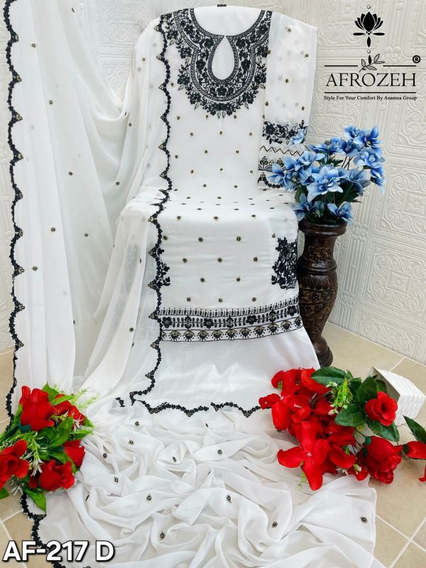 AFROZEH AF 217 D PAKISTANI SALWAR KAMEEZ