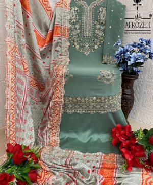 AFROZEH AF 218 A PAKISTANI SUITS WHOLESALE