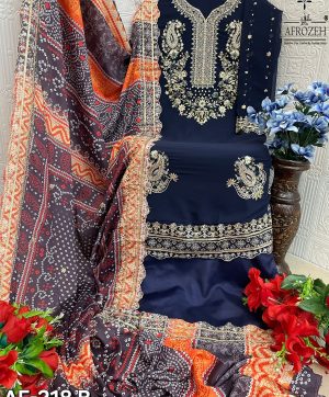 AFROZEH AF 218 B PAKISTANI SUITS WHOLESALE