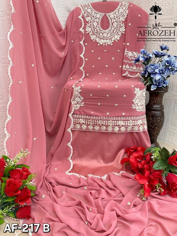 AFROZEH AF 217 B PAKISTANI SALWAR KAMEEZ