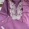 AKSHAR DESIGNER LAVENDER KURTI WHOLESALE