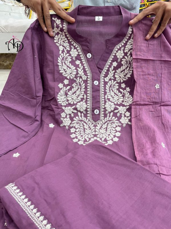 AKSHAR DESIGNER LAVENDER KURTI WHOLESALE