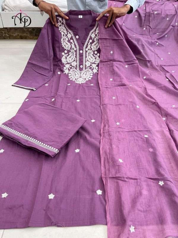 AKSHAR DESIGNER LAVENDER KURTI WHOLESALE