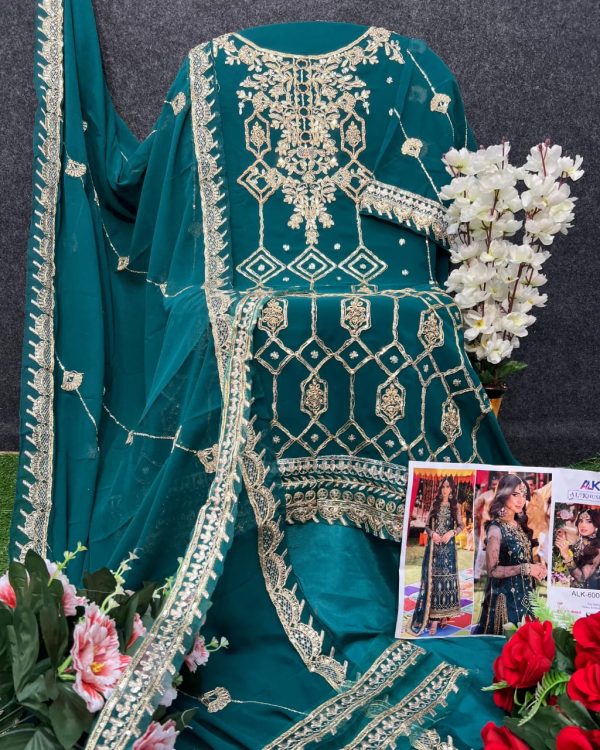 AL KHUSHBU ALK 6009 ZAHRA RUBAB VOL 3 SALWAR SUITS