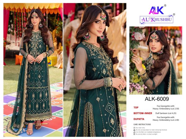 AL KHUSHBU ALK 6009 ZAHRA RUBAB VOL 3 SALWAR SUITS