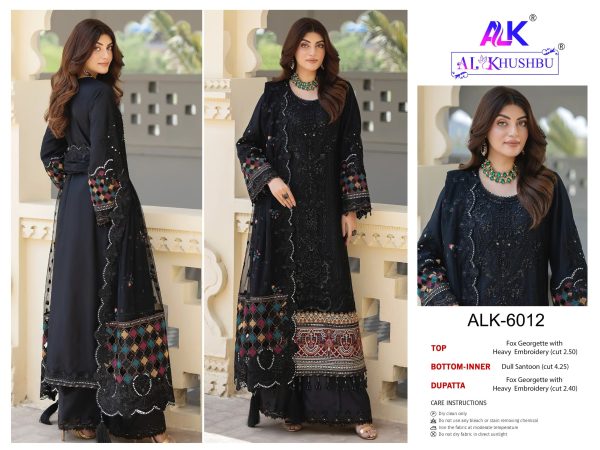 AL KHUSHBU ALK 6012 AFIFA VOL 4 SALWAR SUITS