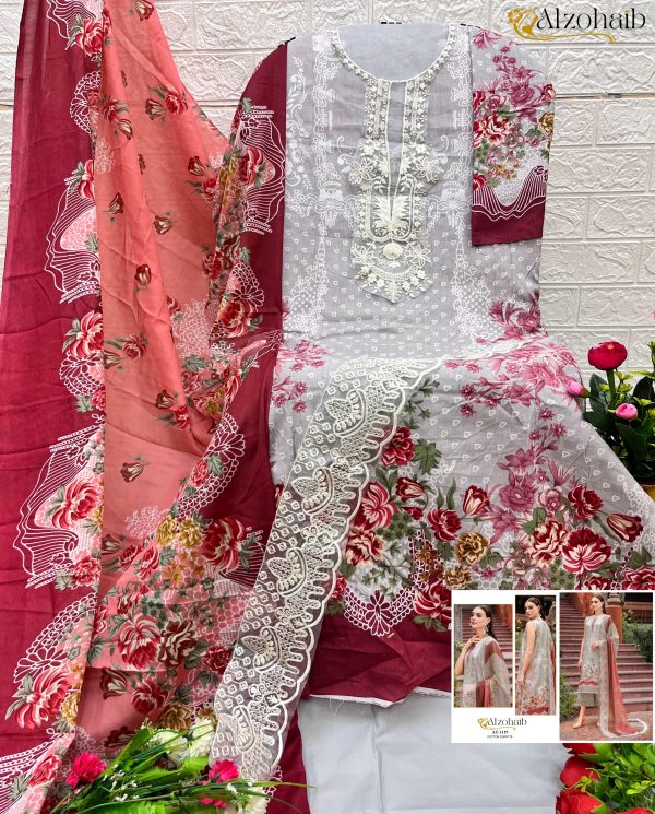 ALZOHAIB 1119 COTTON PAKISTANI SUITS IN INDIA