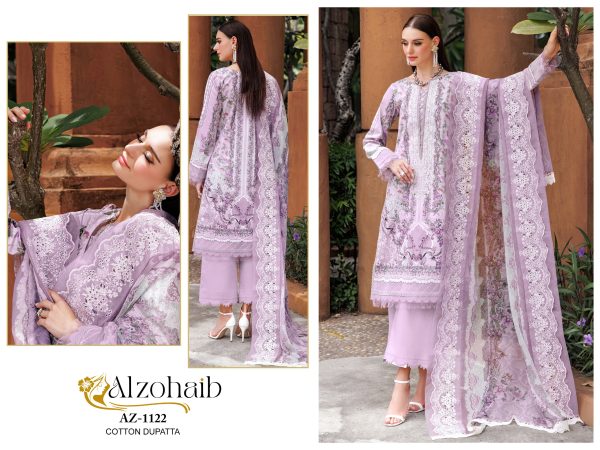 ALZOHAIB 1122 COTTON PAKISTANI SUITS IN INDIA