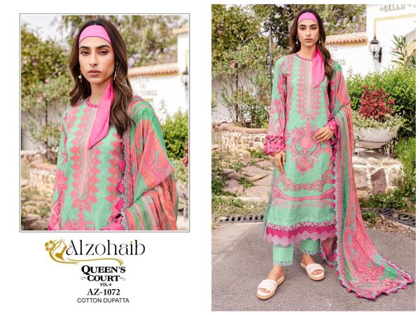 ALZOHAIB AZ 1072 QUEEN COURT VOL 4 COTTON SUITS