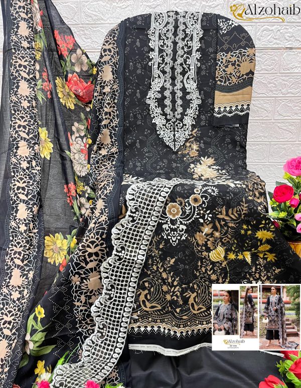 ALZOHAIB AZ 1116 COTTON SALWAR KAMEEZ SUITS