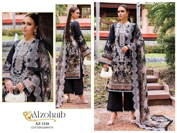 ALZOHAIB AZ 1116 COTTON SALWAR KAMEEZ SUITS