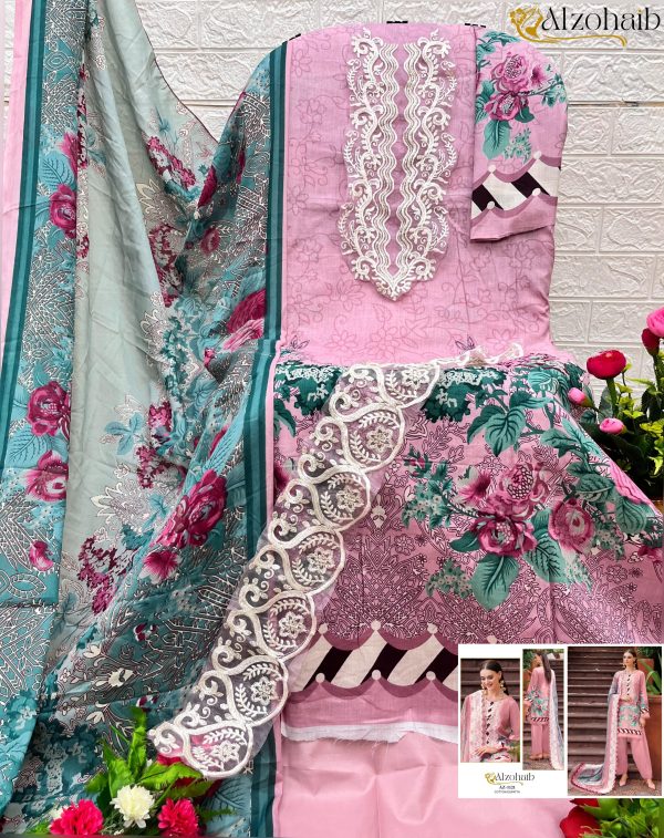 ALZOHAIB AZ 1121 COTTON SALWAR KAMEEZ SUITS