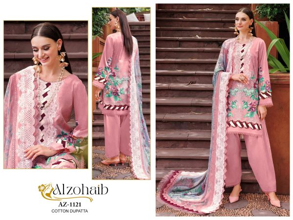 ALZOHAIB AZ 1121 COTTON SALWAR KAMEEZ SUITS