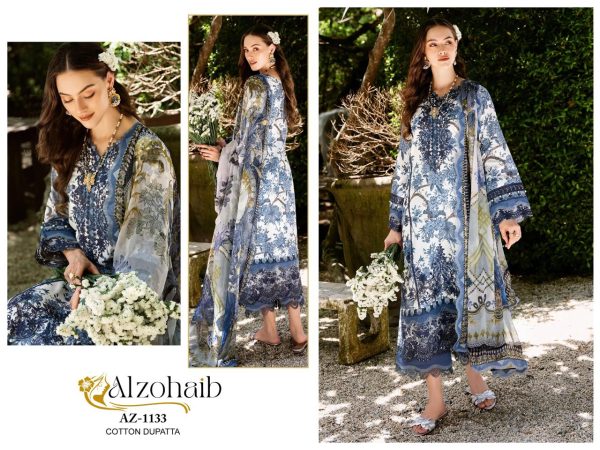 ALZOHAIB AZ 1133 COTTON PAKISTANI SUITS IN INDIA