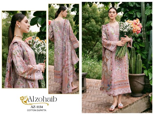 ALZOHAIB AZ 1134 COTTON PAKISTANI SUITS IN INDIA