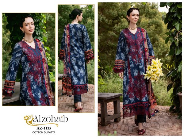 ALZOHAIB AZ 1135 COTTON SALWAR SUITS ONLINE