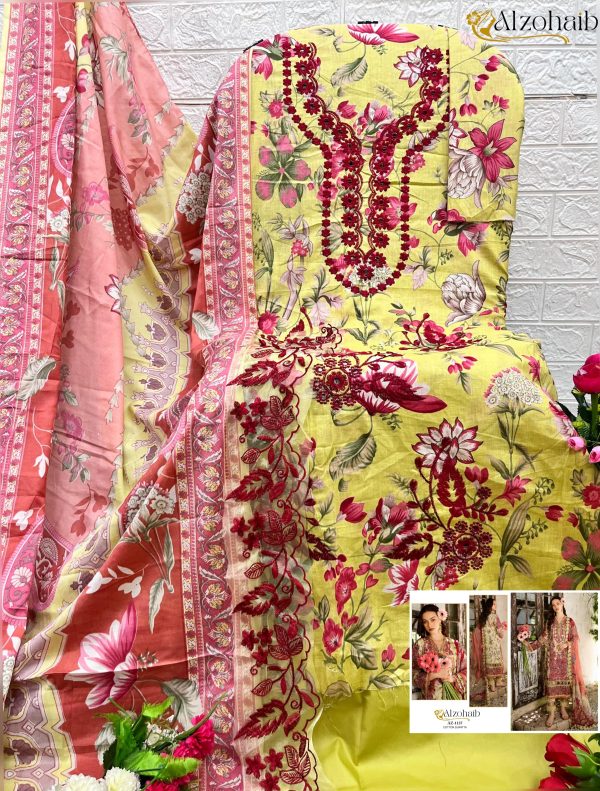 ALZOHAIB AZ 1137 COTTON PAKISTANI SUITS IN INDIA