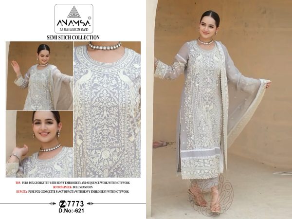 ANAMSA 621 GEORGETTE PAKISTANI SUITS IN INDIA