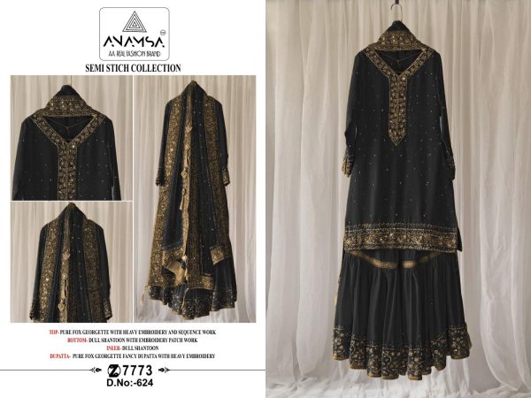 ANAMSA 624 PAKISTANI SUITS WHOLESALE ONLINE