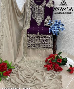 ANAMSA 631 PAKISTANI SUITS WHOLESALE ONLINE