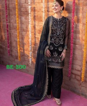 BE 300 DESIGNER GEORGETTE PAKISTANI SUITS