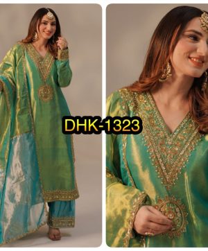 DHK 1323 DESIGNER TOP PLAZZO WHOLESALE ONLINE