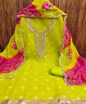 F 13 STUDIO CHANDERI DIGITAL PRINT SUITS MATERIALS