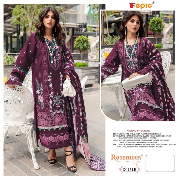 FEPIC C 1373 B ROSEMEEN SALWAR SUITS WHOLESALE