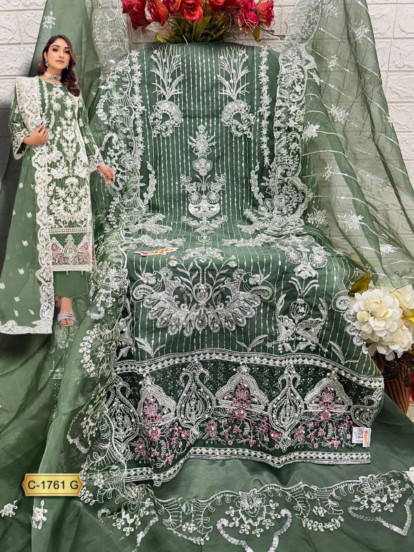 FEPIC C 1761 D E F G ROSEMEEN PAKISTANI SUITS