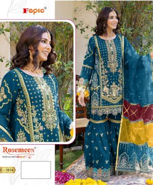 FEPIC C 1814 ROSEMEEN PAKISTANI SALWAR SUITS