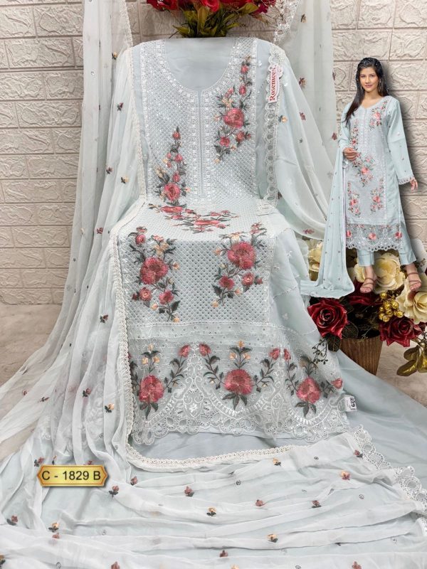 FEPIC C 1829 ROSEMEEN PAKISTANI SUITS WHOLESALE