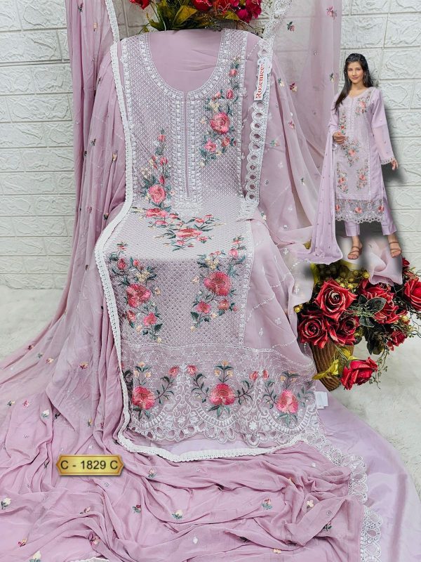 FEPIC C 1829 ROSEMEEN PAKISTANI SUITS WHOLESALE