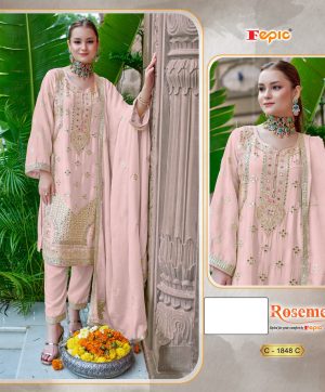 FEPIC C 1848 C ROSEMEEN PAKISTANI SUITS WHOLESALE