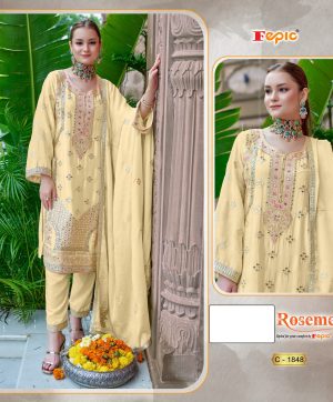 FEPIC C 1848 ROSEMEEN PAKISTANI SUITS WHOLESALE